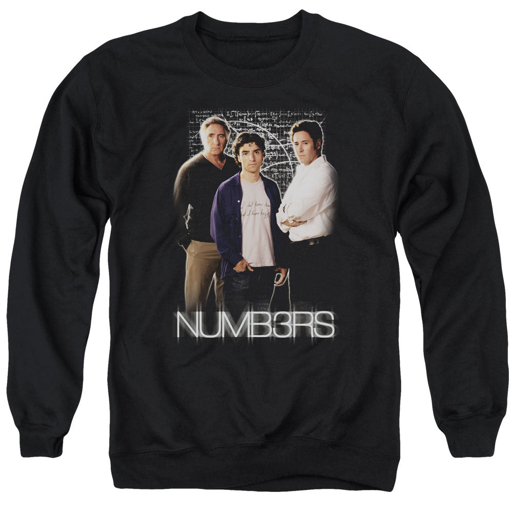 Numbers Equations Mens Crewneck Sweatshirt Black Officially Licensed