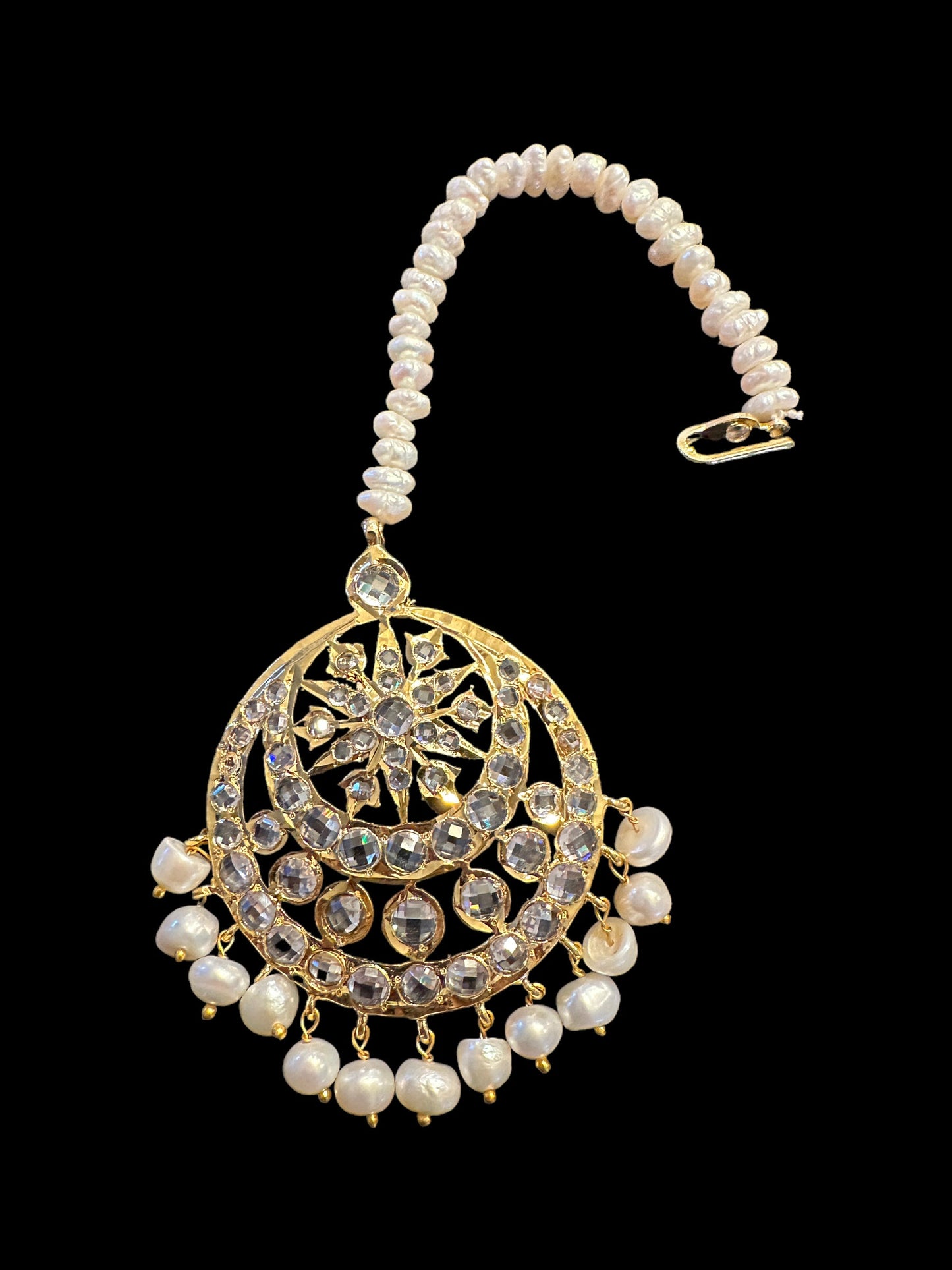 DJTK211 Isra tika in fresh water pearls ( READY TO SHIP )