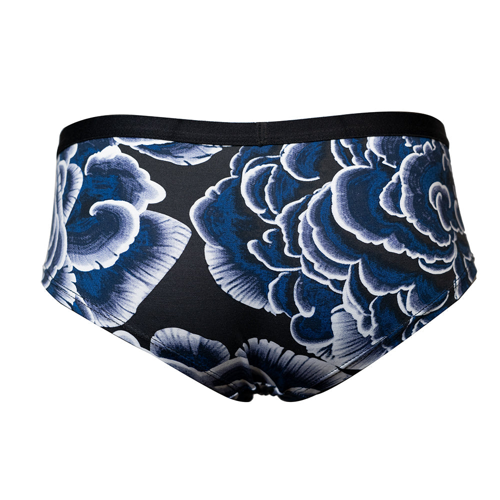 SHEATH Women's Bamboo Trametes Cheeky Boyshorts