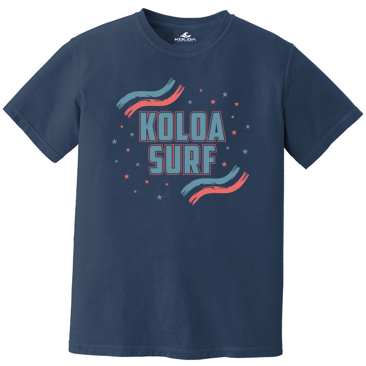 Koloa USA Stripes Pigment Dyed T-Shirt