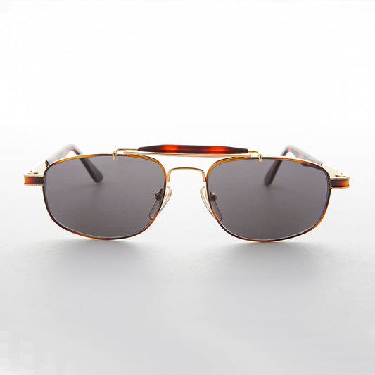 Gold 90s Vintage Pilot Sunglass - Kit