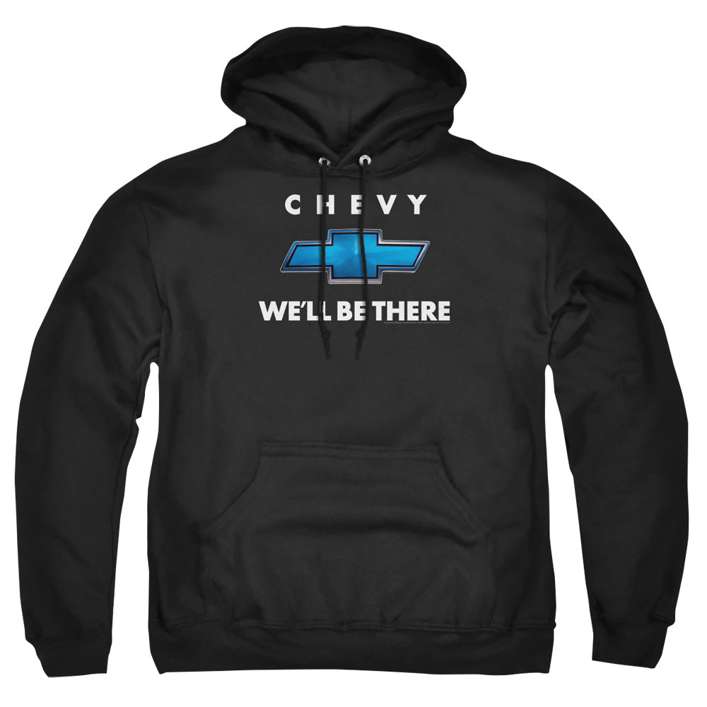 Chevrolet Well Be There Mens Hoodie Black Officially Licensed