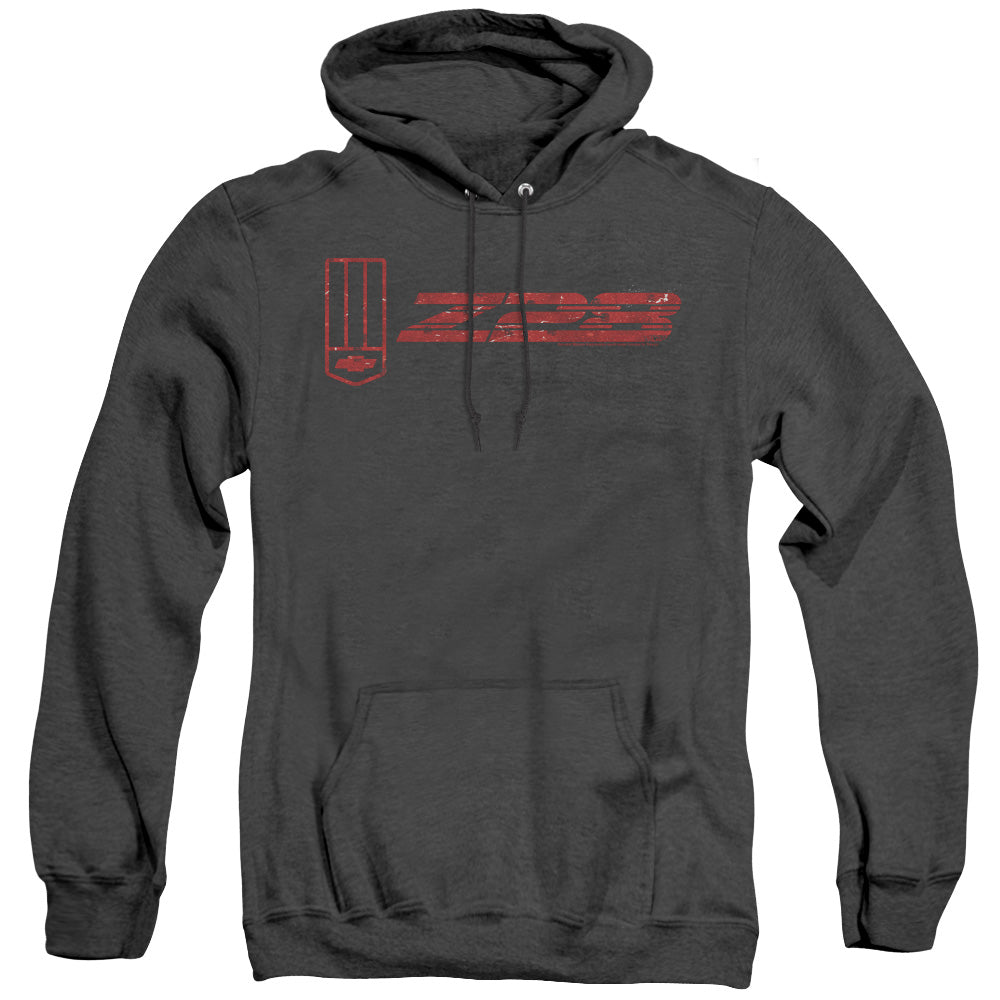 Chevrolet The Z28 Mens Heather Hoodie Black Officially Licensed