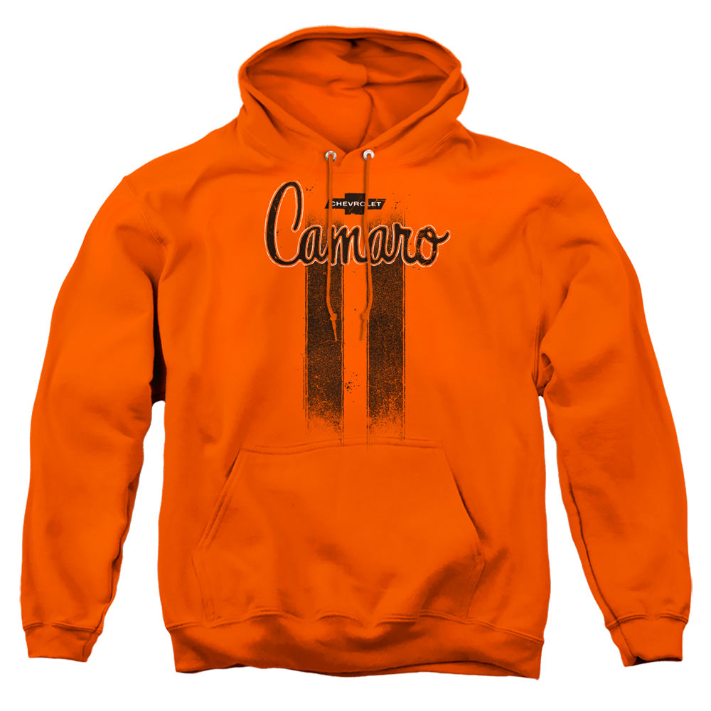 Chevrolet Camaro Stripes Mens Hoodie Orange Officially Licensed
