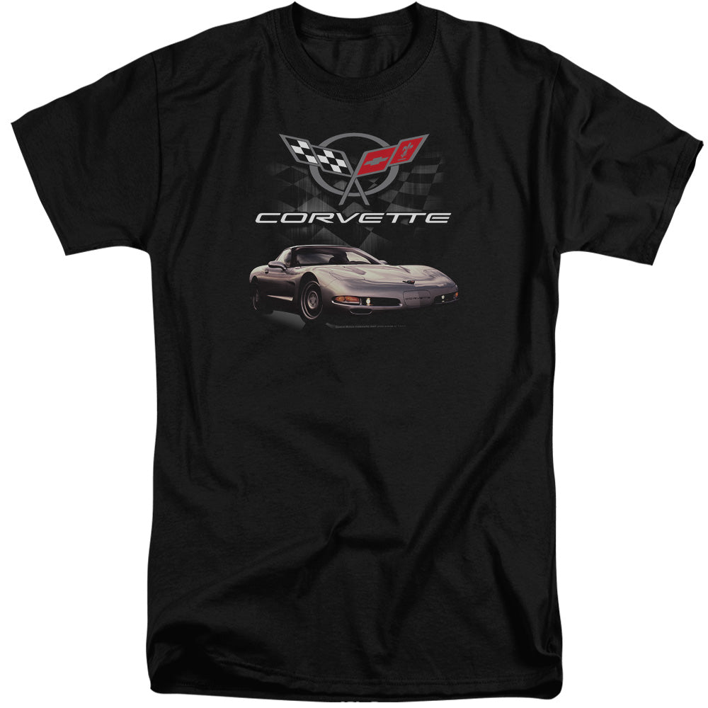 Chevrolet Checkered Past Mens Tall T Shirt Black Officially Licensed