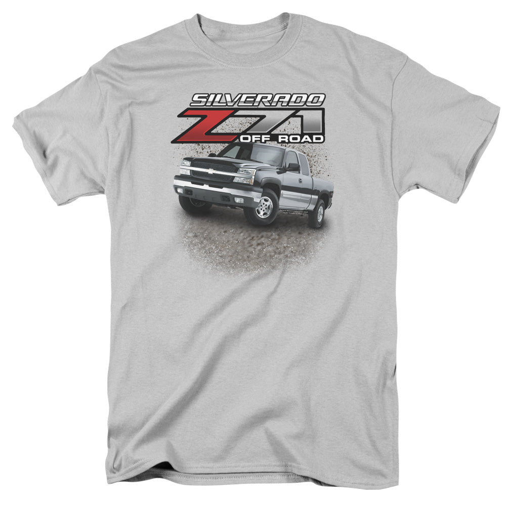 Chevrolet Z71 Mens T Shirt Silver Officially Licensed
