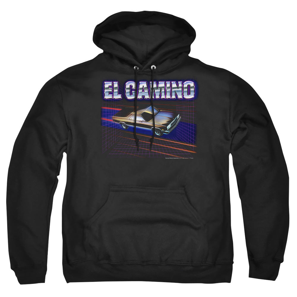 Chevrolet El Camino 85 Mens Hoodie Black Officially Licensed
