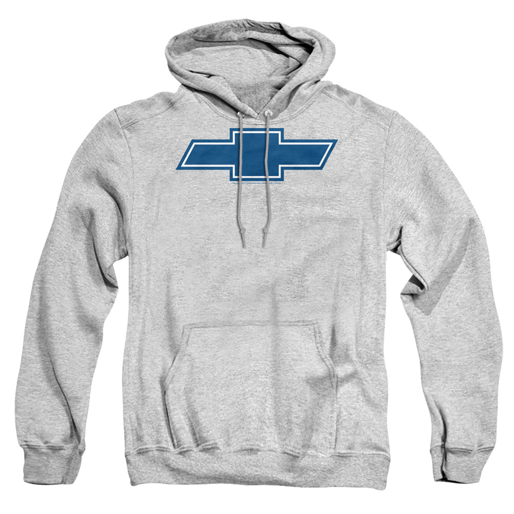 Chevrolet Simple Vintage Bowtie Mens Hoodie Athletic Heather Officially Licensed