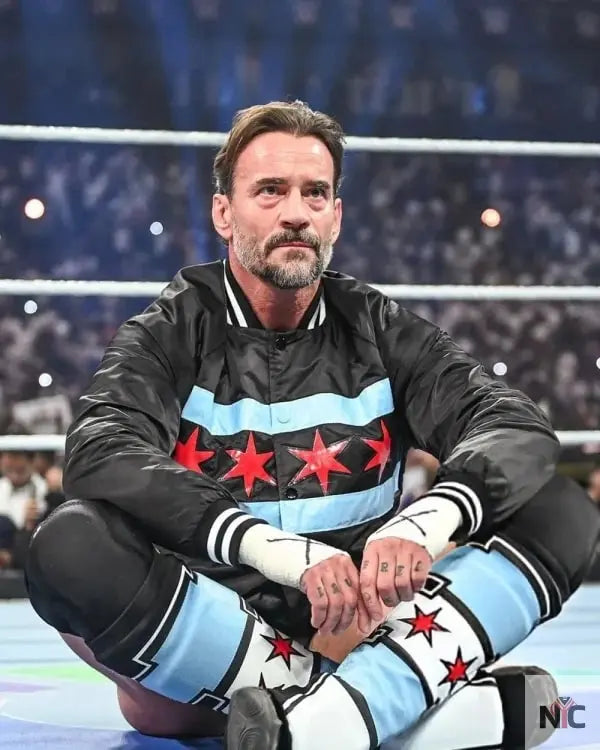 CM Punk WWE Night Of Champions Bomber Jacket