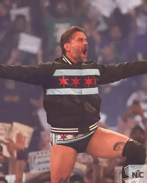 CM Punk WWE Night Of Champions Bomber Jacket
