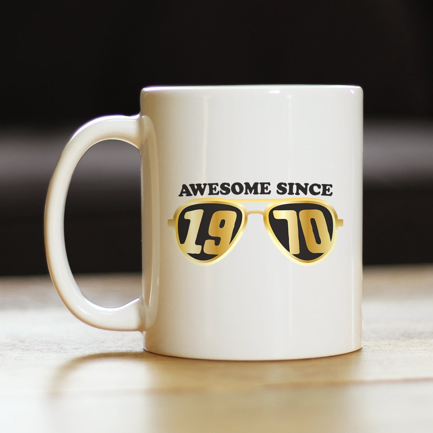 Awesome Since 1970 Coffee Mug 55th Birthday Gift Ideas White Ceramic Coffee Cup