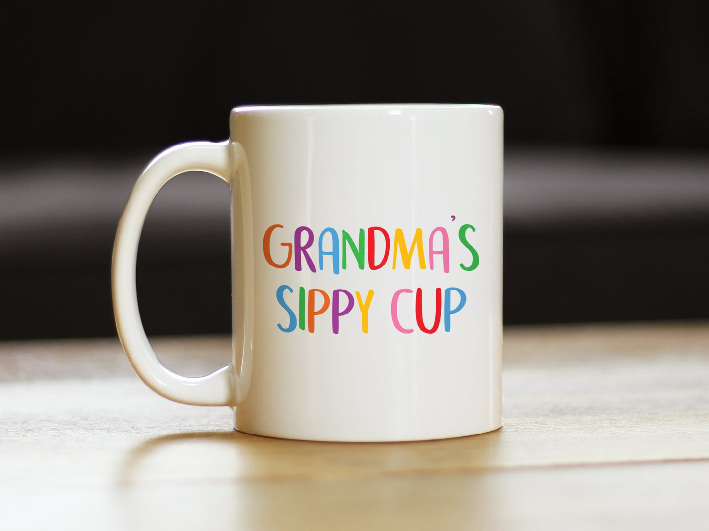 Grandma's Sippy Cup - Coffee Mug Gift for Grandmothers - Cute Birthday Cups