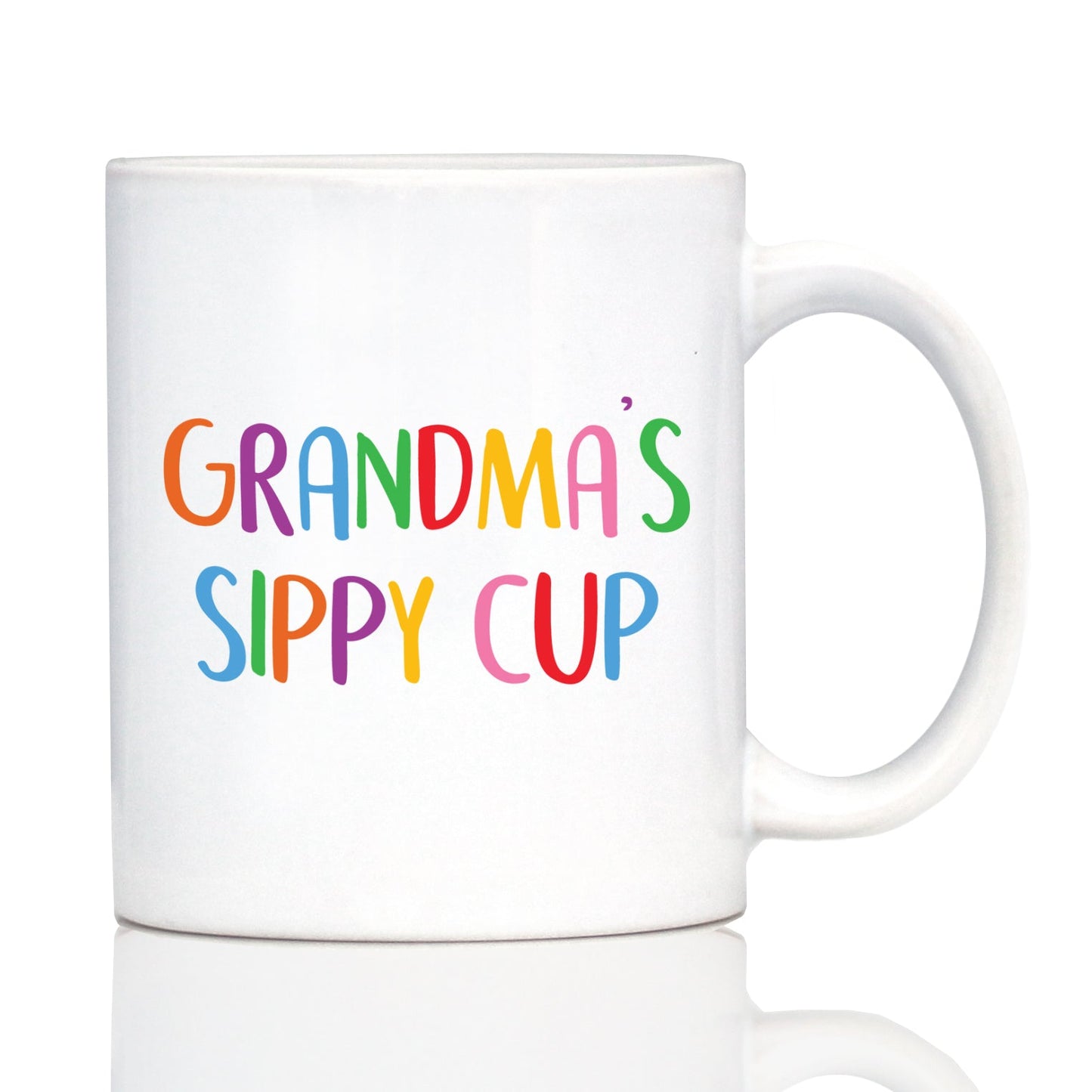 Grandma's Sippy Cup - Coffee Mug Gift for Grandmothers - Cute Birthday Cups