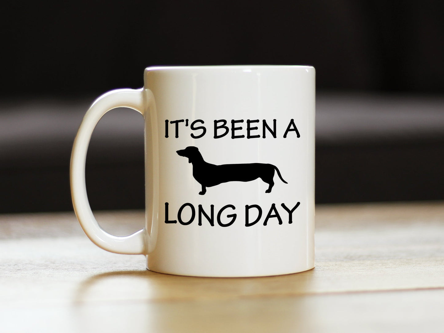 It's Been A Long Day Coffee Mug - Funny Dachshund Themed Decor and Gifts