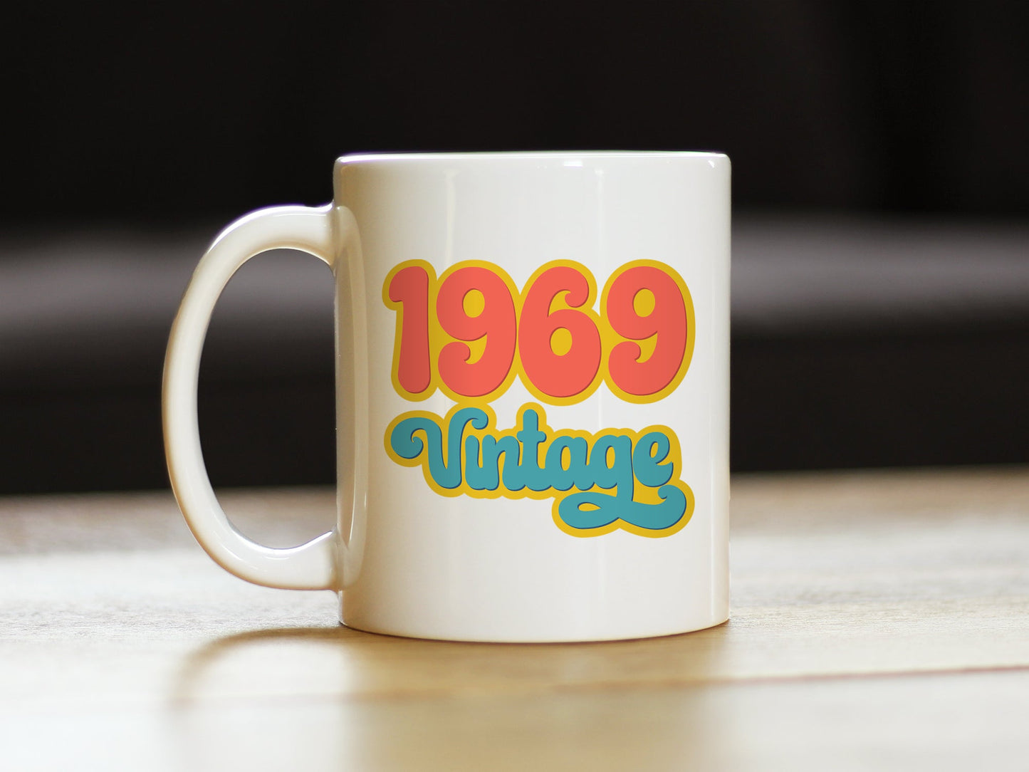 Vintage 1969 - Fun 56th Birthday Coffee Mug Gifts for Men & Women Turning 56 - Retro Coffee Cups