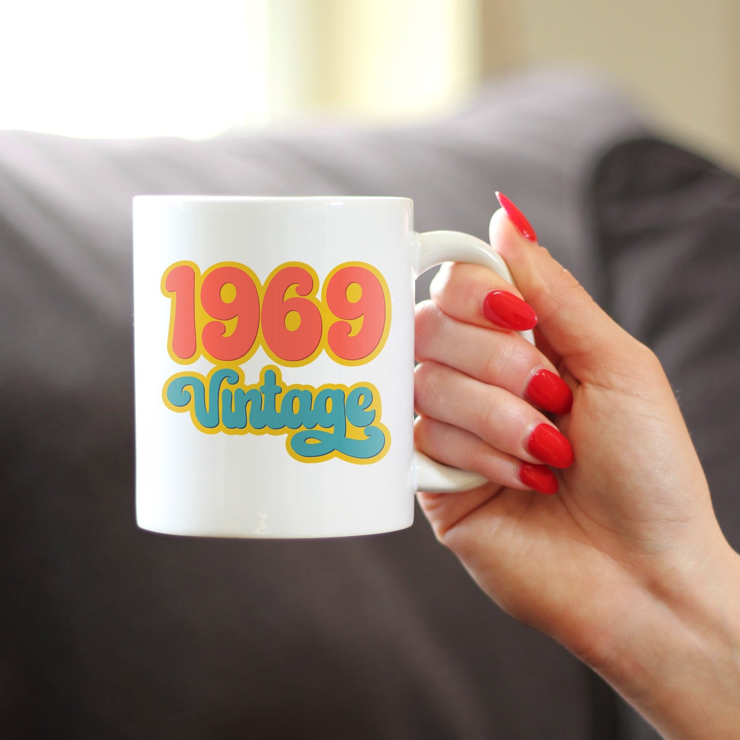 Vintage 1969 - Fun 56th Birthday Coffee Mug Gifts for Men & Women Turning 56 - Retro Coffee Cups