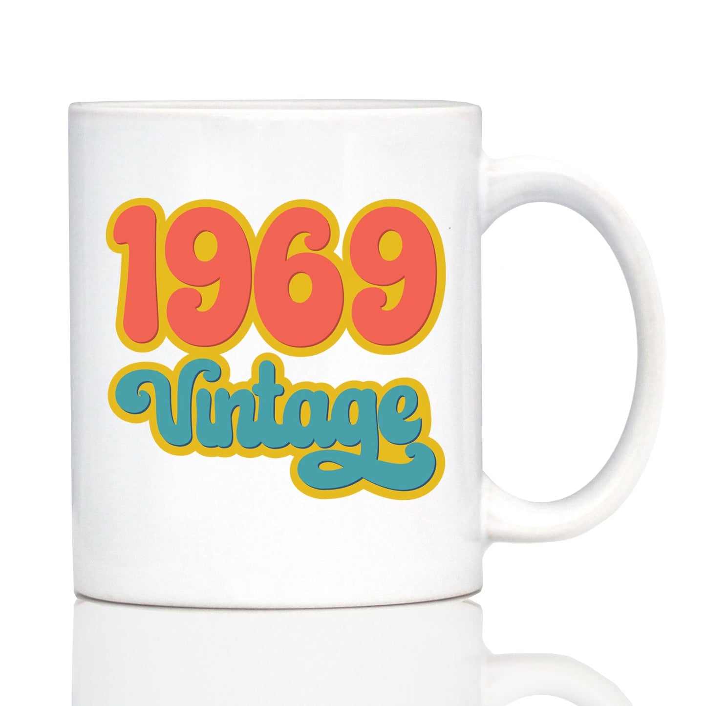 Vintage 1969 - Fun 56th Birthday Coffee Mug Gifts for Men & Women Turning 56 - Retro Coffee Cups