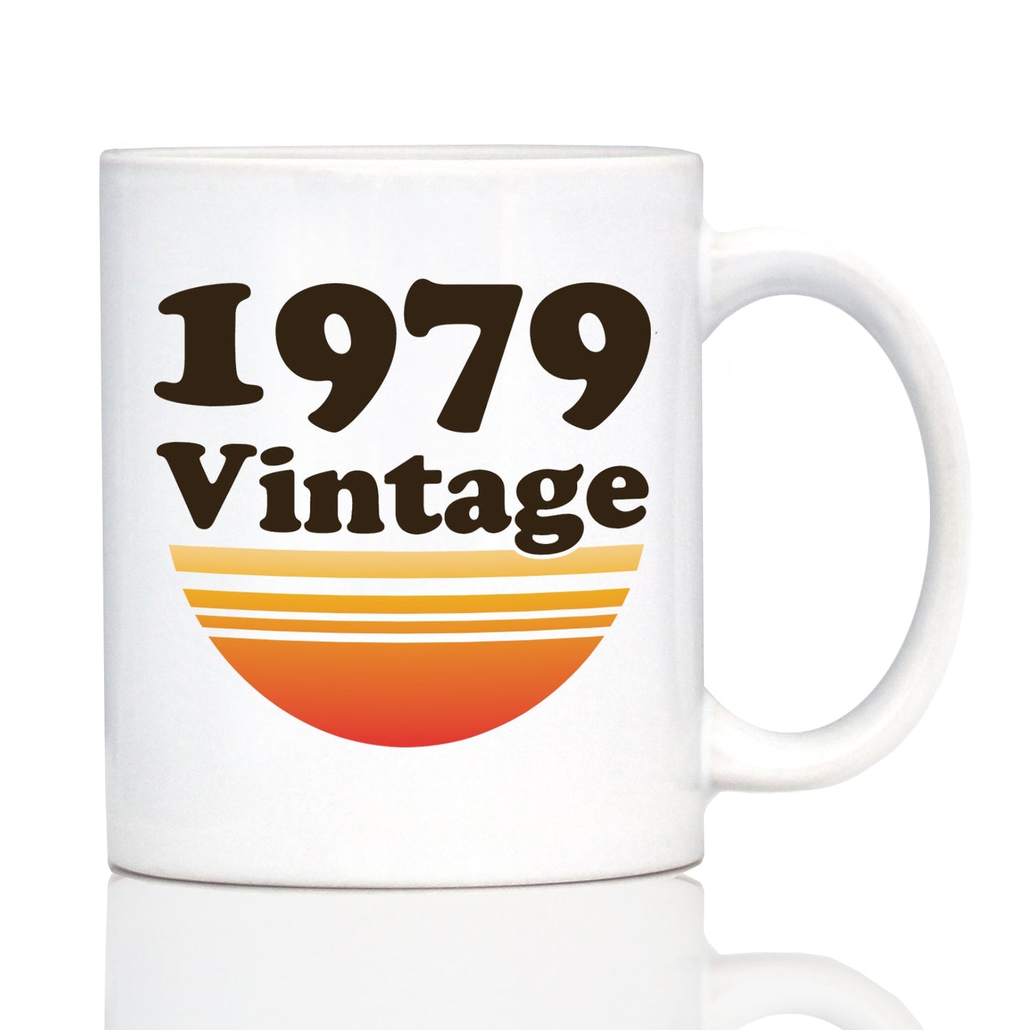 Vintage 1979 - Fun 46th Birthday Coffee Mug Gifts for Men & Women Turning 46 - Retro Coffee Cups