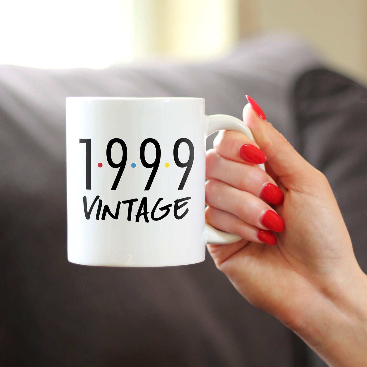 Vintage 1999 - Fun 26th Birthday Coffee Mug Gifts for Men & Women Turning 26 - Retro Coffee Cups