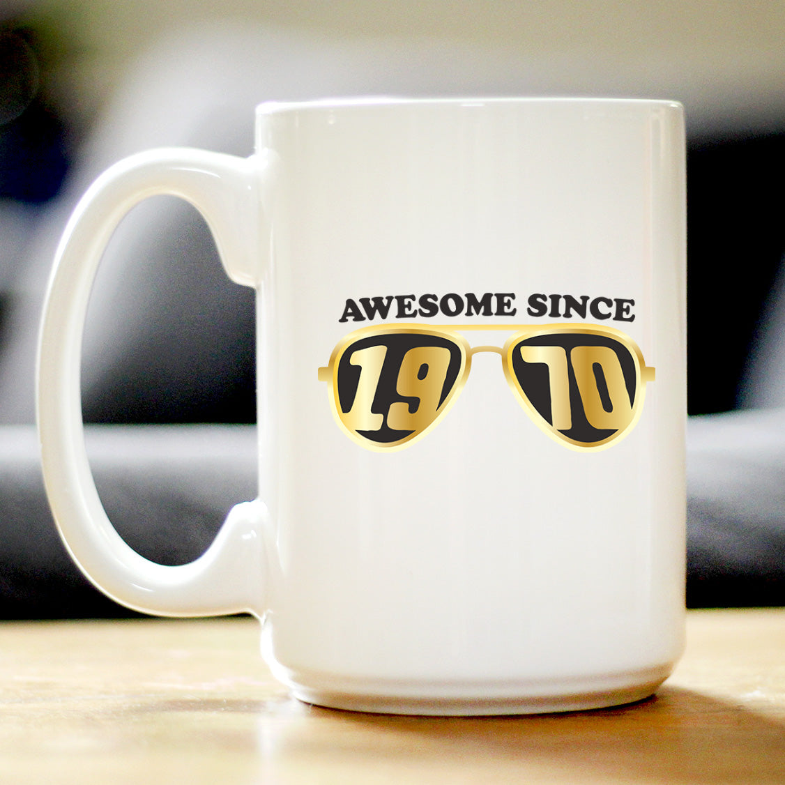 Awesome Since 1970 Coffee Mug 55th Birthday Gift Ideas White Ceramic Coffee Cup