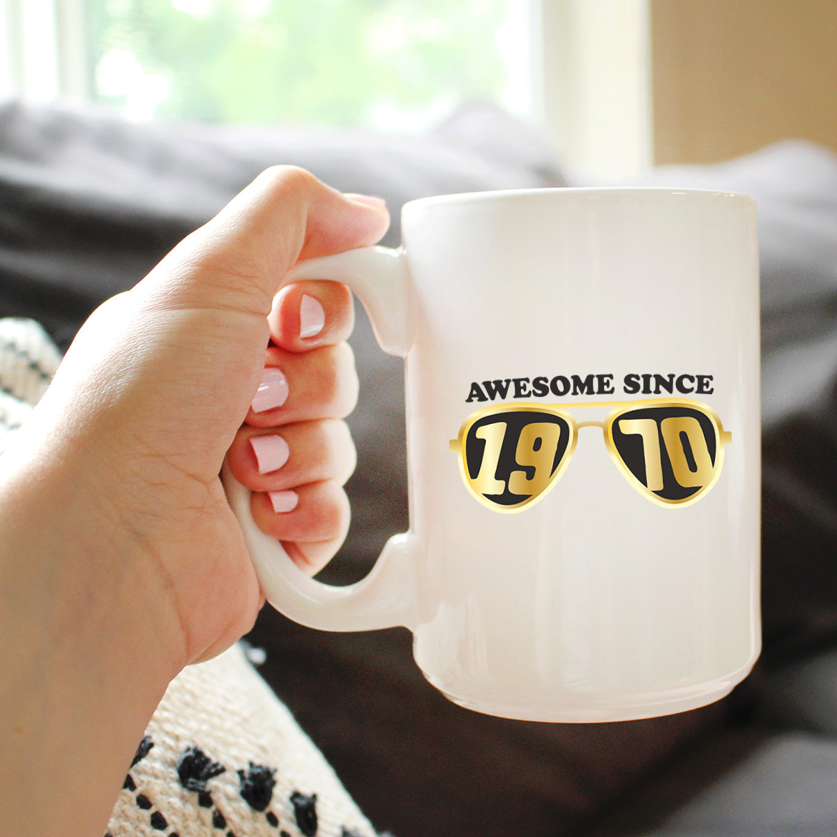 Awesome Since 1970 Coffee Mug 55th Birthday Gift Ideas White Ceramic Coffee Cup