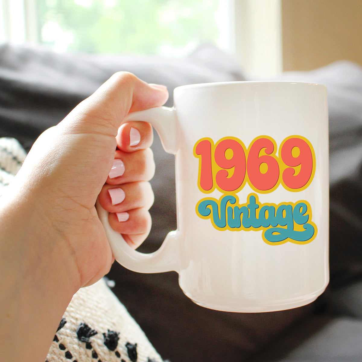Vintage 1969 - Fun 56th Birthday Coffee Mug Gifts for Men & Women Turning 56 - Retro Coffee Cups