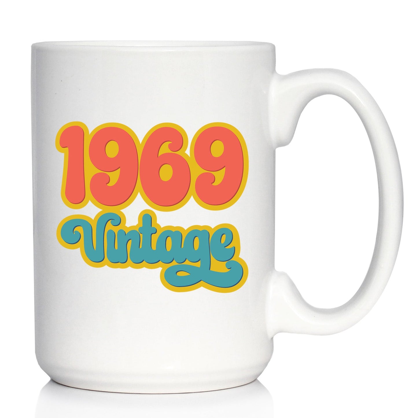 Vintage 1969 - Fun 56th Birthday Coffee Mug Gifts for Men & Women Turning 56 - Retro Coffee Cups