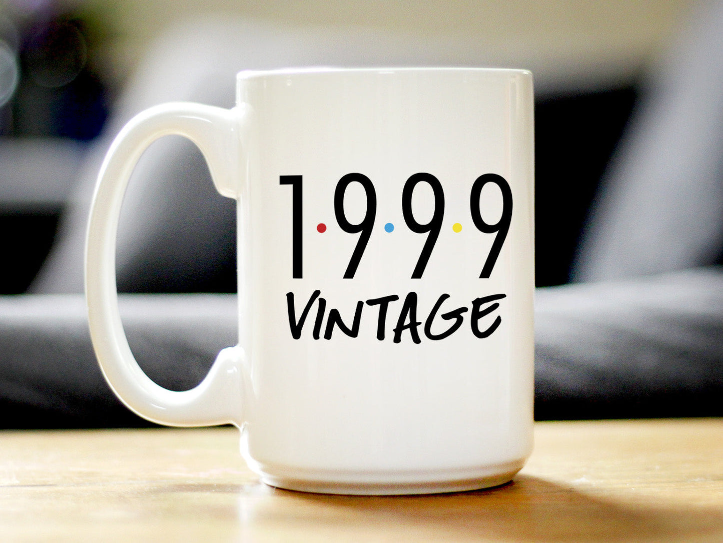 Vintage 1999 - Fun 26th Birthday Coffee Mug Gifts for Men & Women Turning 26 - Retro Coffee Cups
