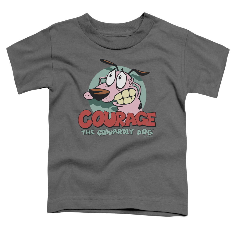 Courage the Cowardly Dog Courage Toddler Kids Youth T Shirt Charcoal Officially Licensed