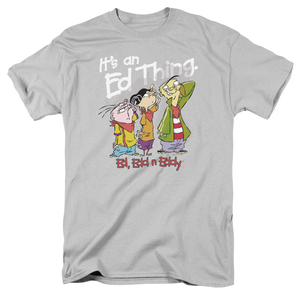 Ed Edd Eddy Its An Ed Thing Mens T Shirt Silver Officially Licensed