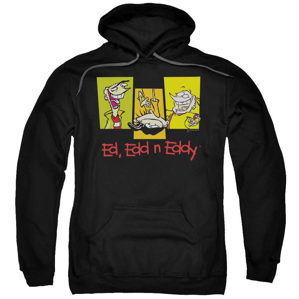 Ed Edd N Eddy 3 Ed's Mens Hoodie Black Officially Licensed