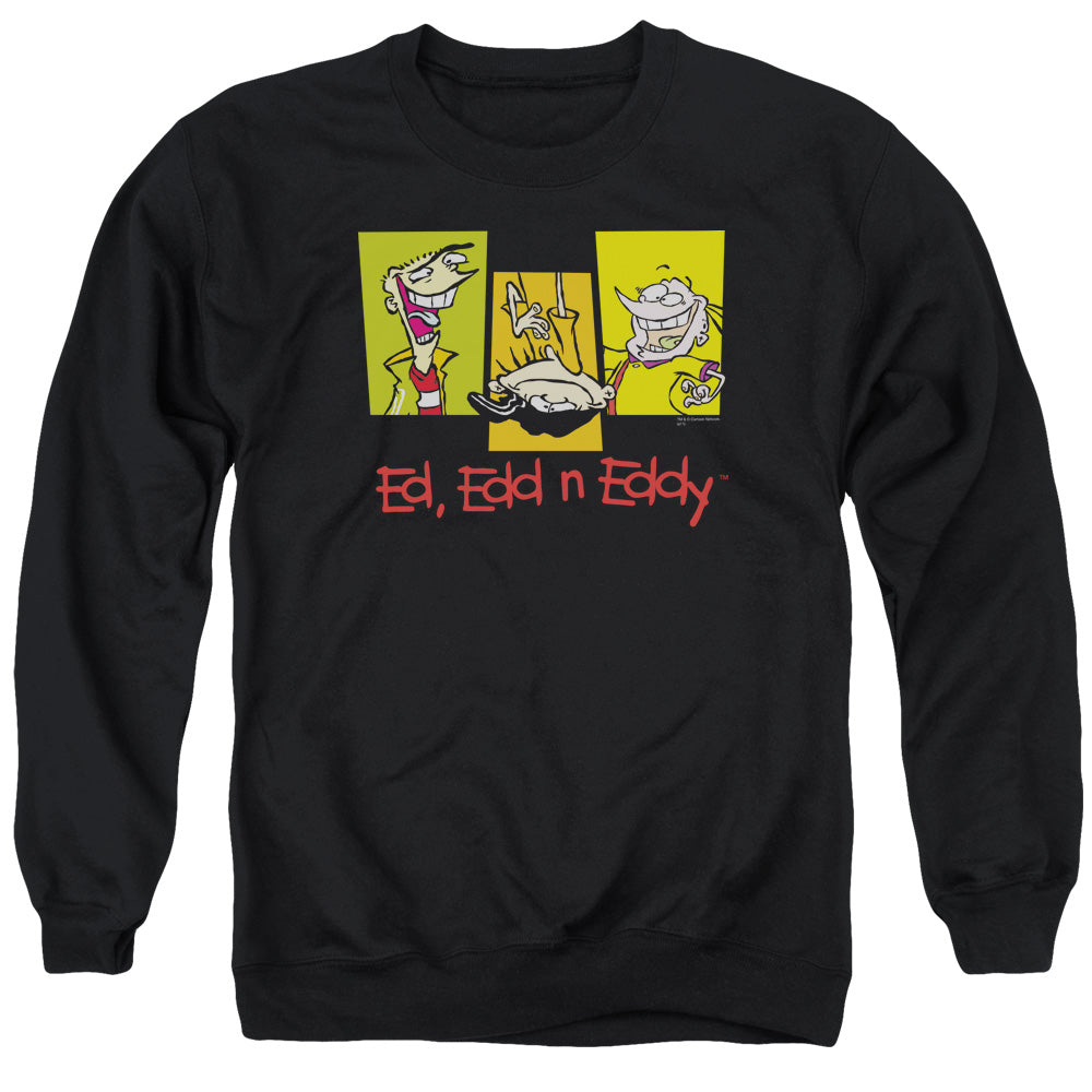 Ed Edd Eddy 3 Eds Mens Crewneck Sweatshirt Black