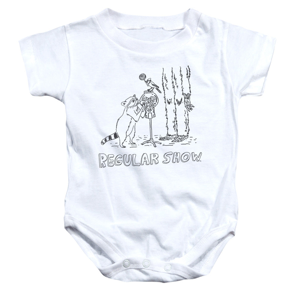 The Regular Show Tattoo Art Infant Baby Snapsuit White Officially Licensed