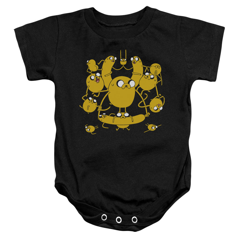 Adventure Time Jakes Infant Baby Snapsuit Black Officially Licensed