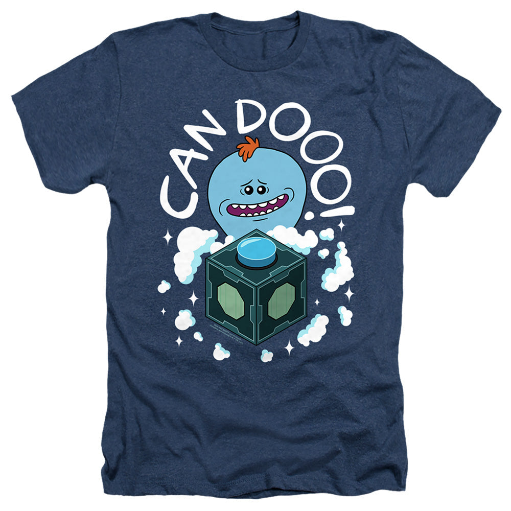 Rick And Morty Can Do Heather Mens T Shirt Navy Officially Licensed