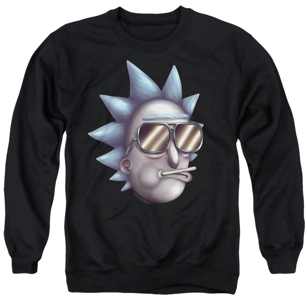 Rick And Morty Cool Rick Alternate Reality Mens Crewneck Sweatshirt Black