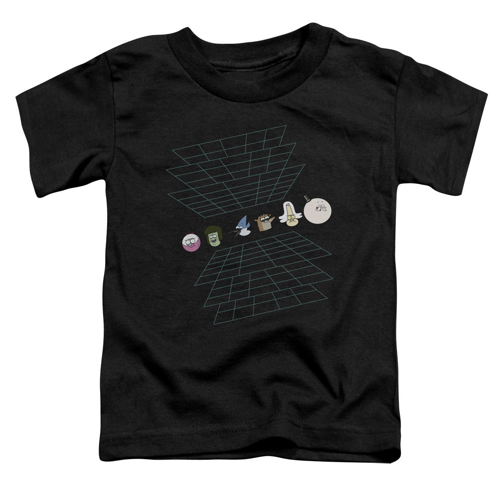 The Regular Show Regular Grid Toddler Kids Youth T Shirt Black Officially Licensed