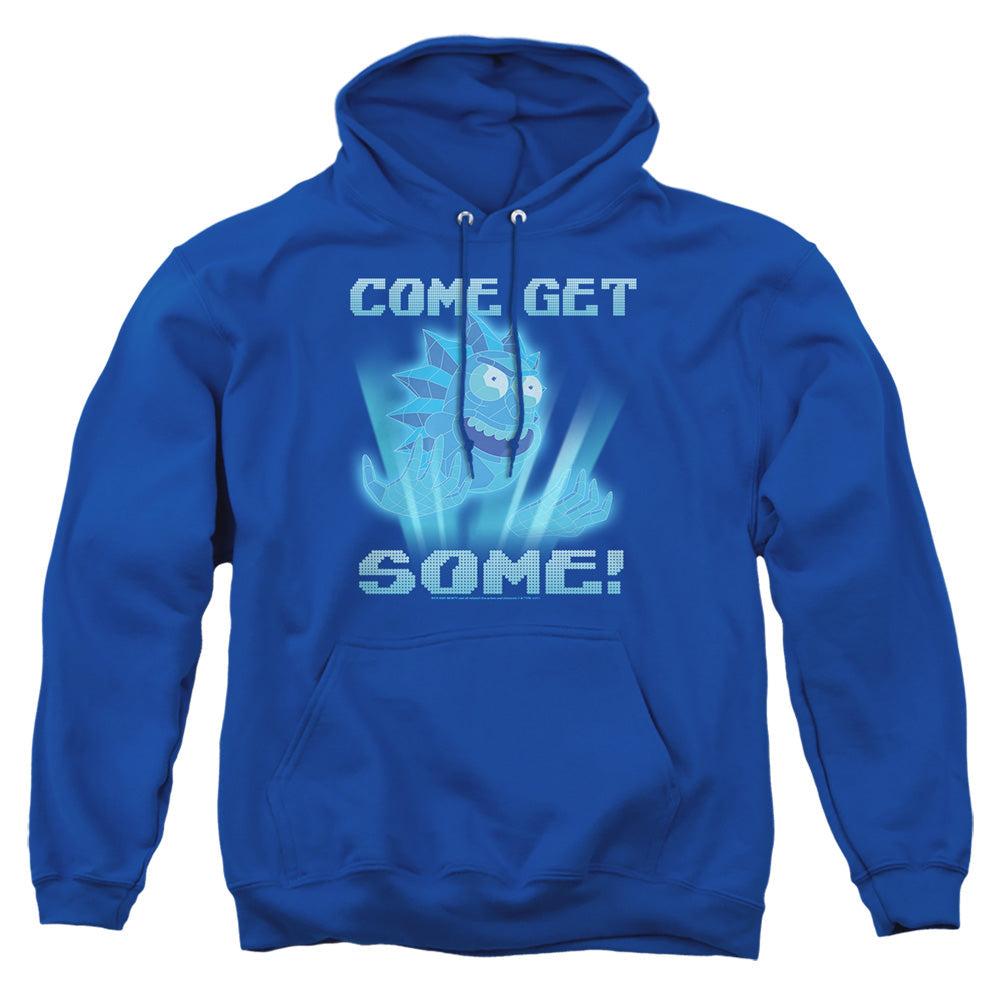 Rick And Morty Come Get Some Mens Hoodie Royal Officially Licensed