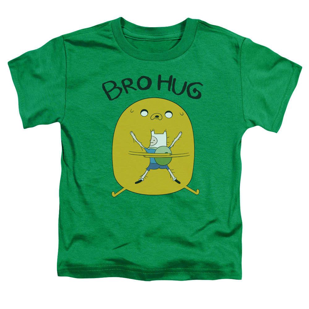 Adventure Time Bro Hug Toddler Kids Youth T Shirt Kelly Green Officially Licensed
