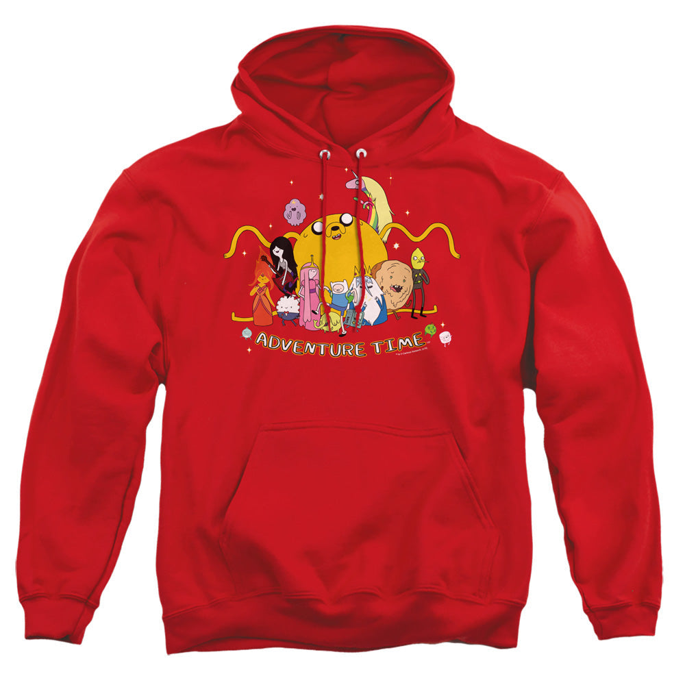 Adventure Time Outstretched Mens Hoodie Red Officially Licensed