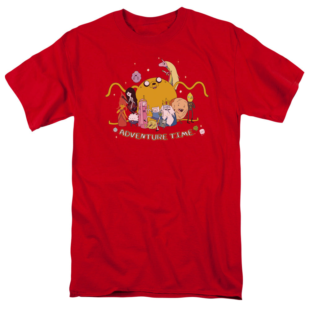 Adventure Time Outstretched Mens T Shirt Red Officially Licensed