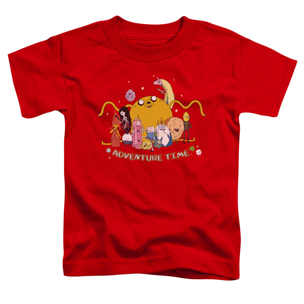 Adventure Time Outstretched Toddler Kids Youth T Shirt Red Officially Licensed