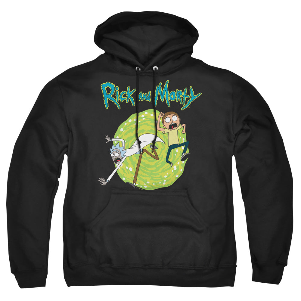 Rick And Morty Portal Mens Hoodie Black