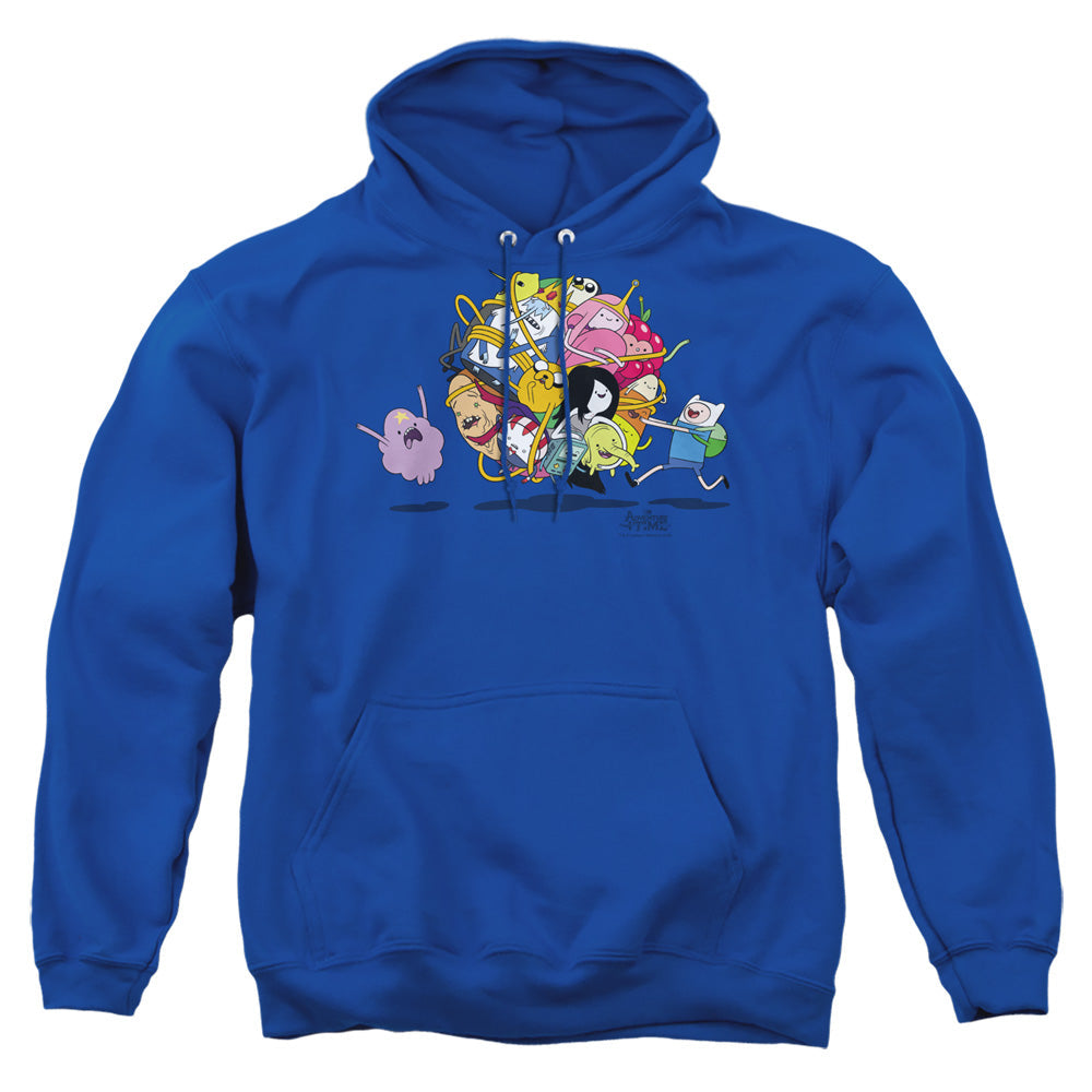 Adventure Time Glob Ball Mens Hoodie Royal Blue Officially Licensed