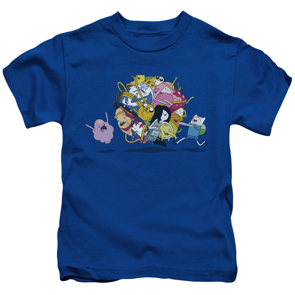 Adventure Time Glob Ball Juvenile Kids Youth T Shirt Royal Blue Officially Licensed