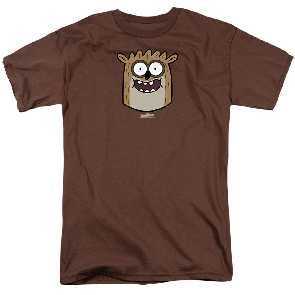 The Regular Show Rigby - S S Adult 18 1 - Coffee - 2X