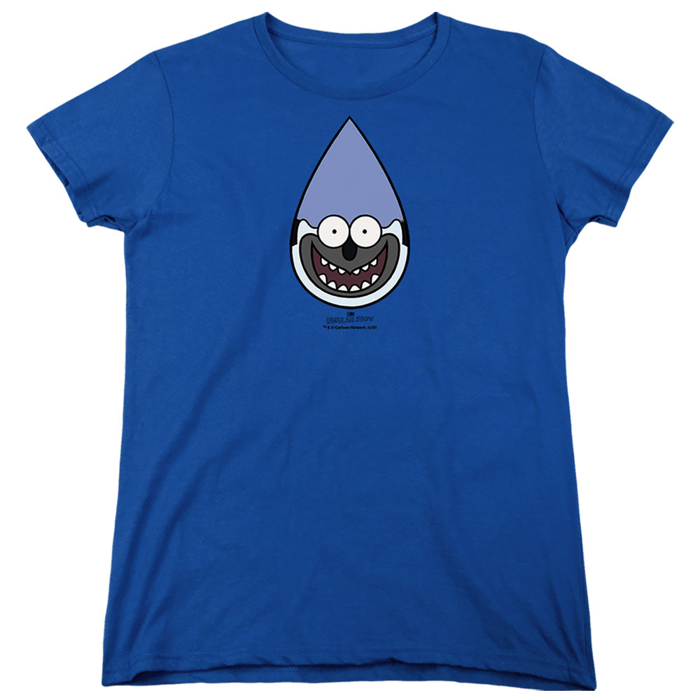 Regular Show Mordecai Womens T Shirt Royal Blue Officially Licensed