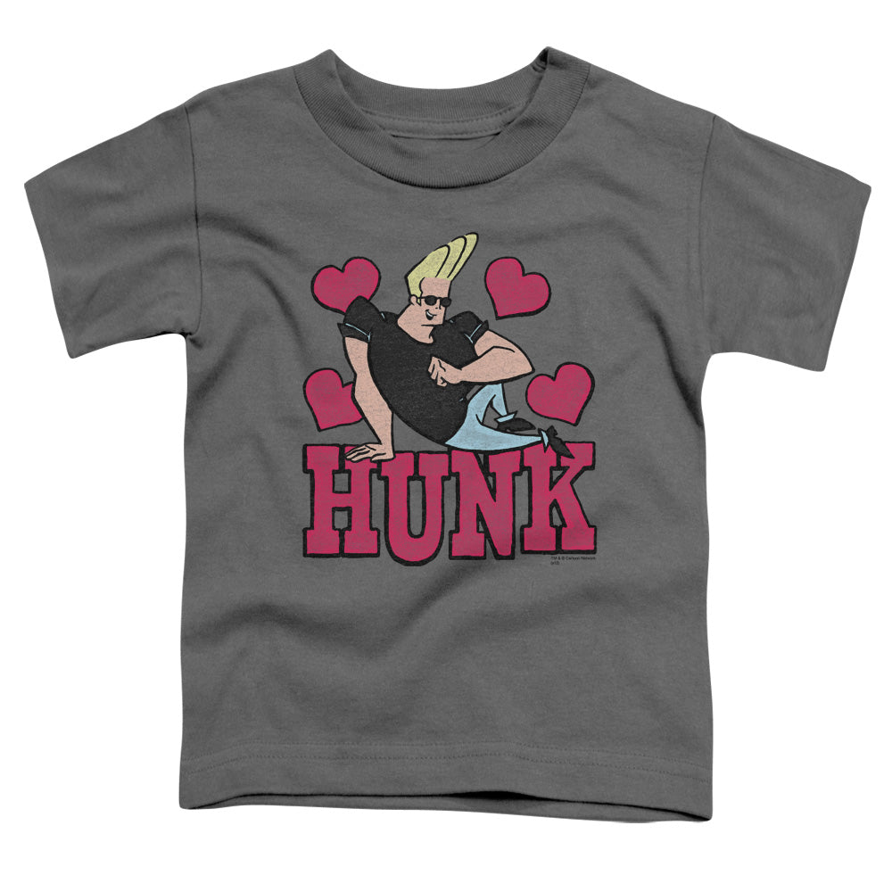 Johnny Bravo Hunk Toddler Kids Youth T Shirt Charcoal Officially Licensed