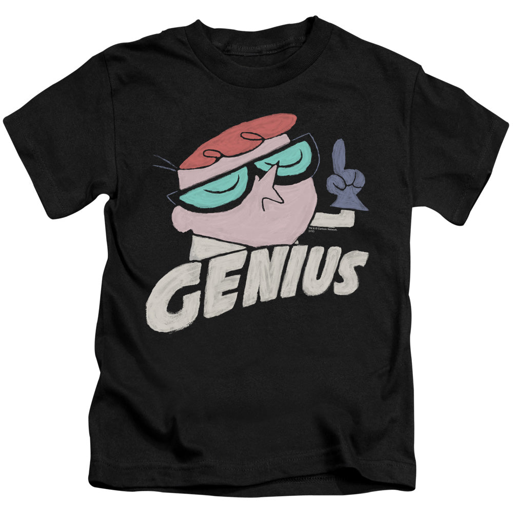 Dexters Laboratory Genius Juvenile Kids Youth T Shirt Black Officially Licensed