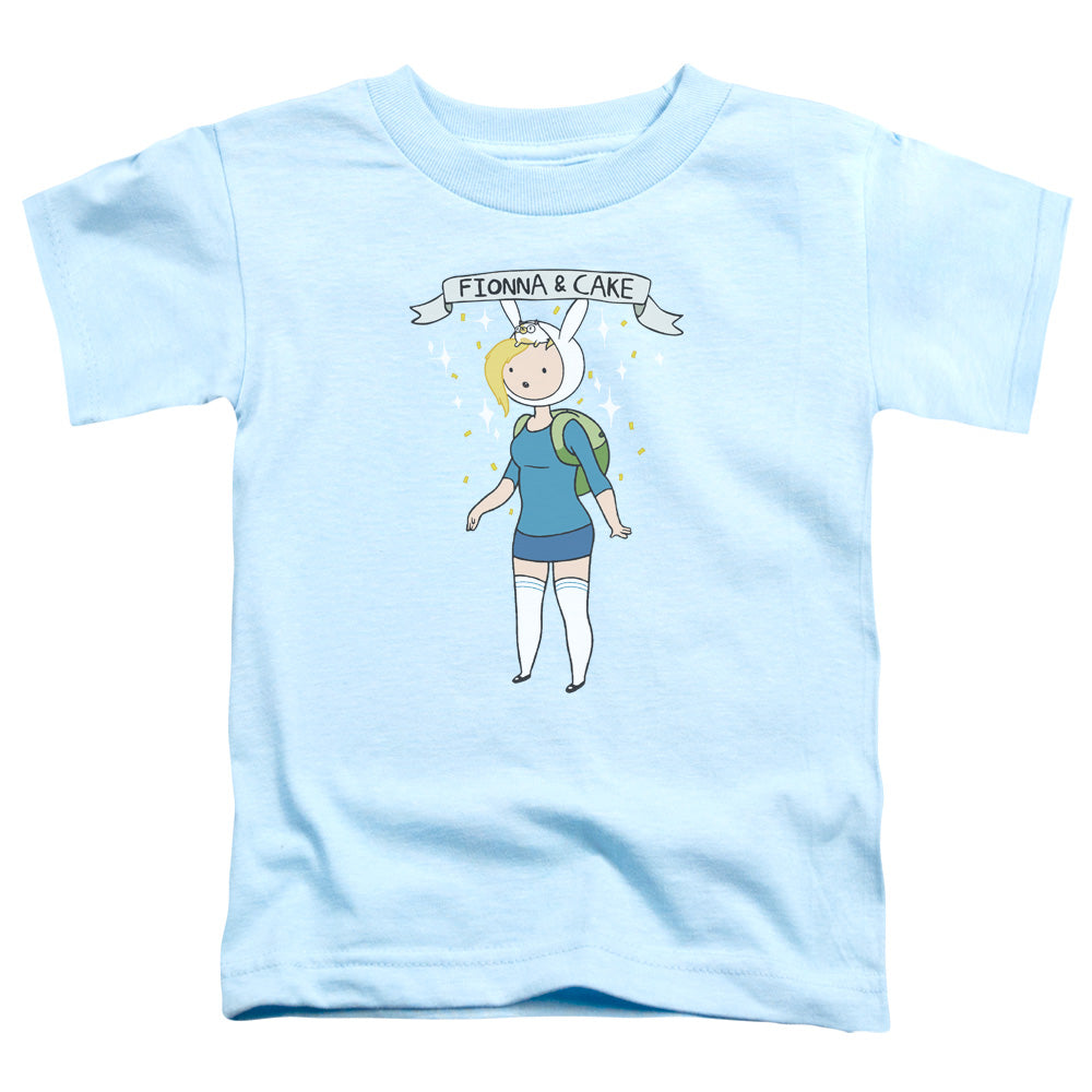 Adventure Time Fionna & Cake Toddler Kids Youth T Shirt Light Blue Officially Licensed